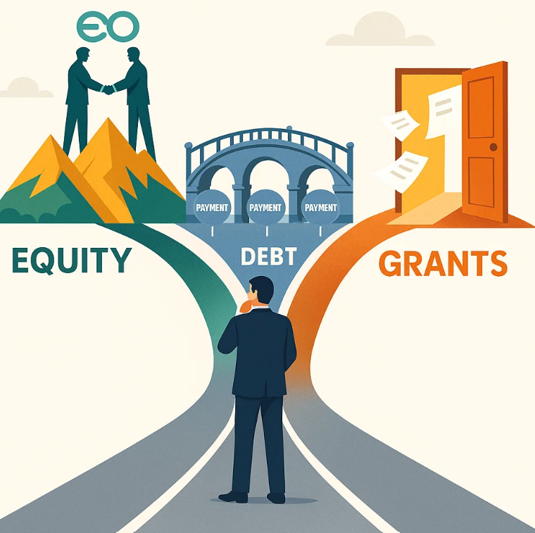 Equity vs. Debt vs. Grants: Which Funding Route Should You Choose?