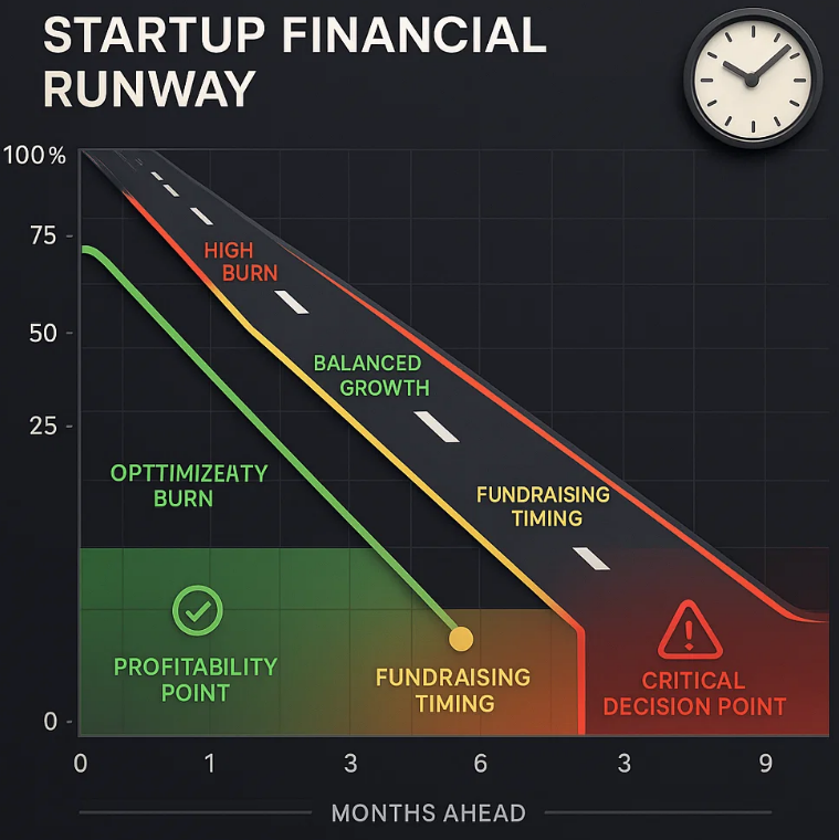 Runway Math for Startups: When Will You Run Out of Money? (And How to Extend It)